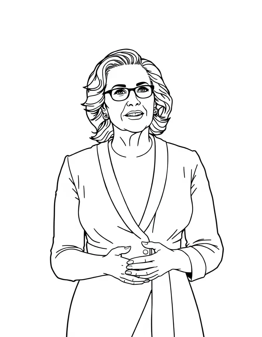 Meryl Streep giving a speech