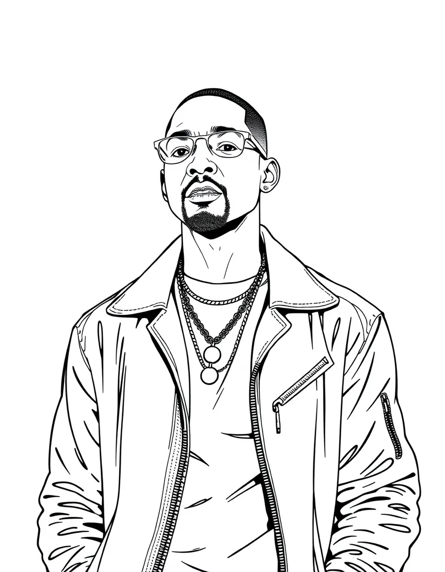Will Smith wearing a cool outfit