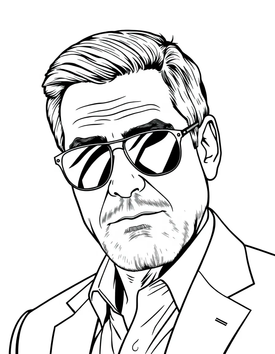 George Clooney with sunglasses