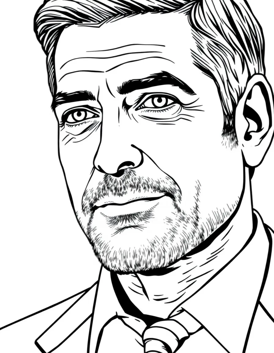 George Clooney looking debonair