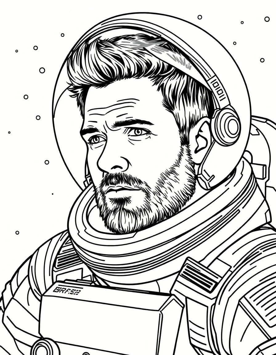 Chris Pratt in space