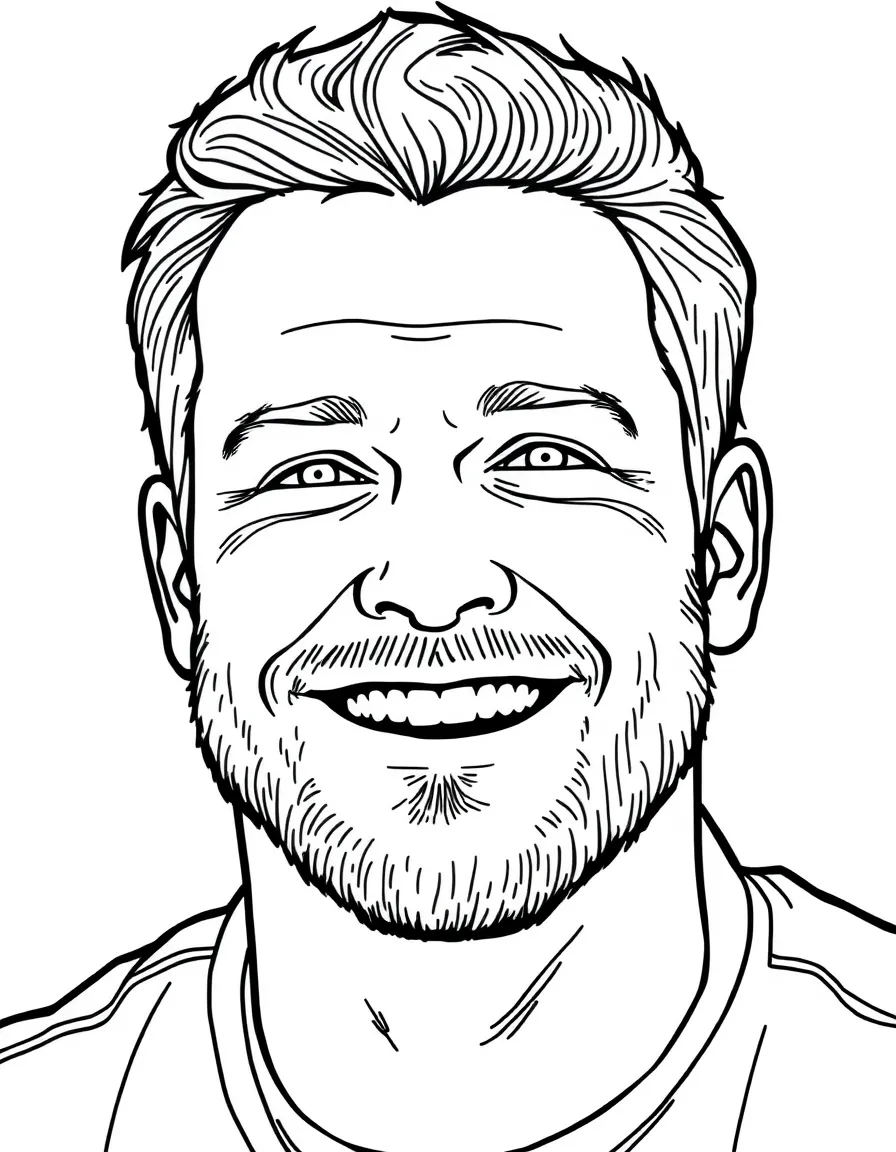 Chris Pratt with a friendly smile