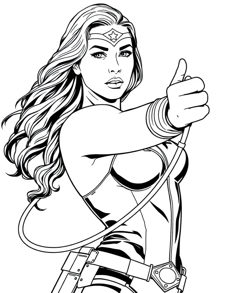 Gal Gadot with a lasso