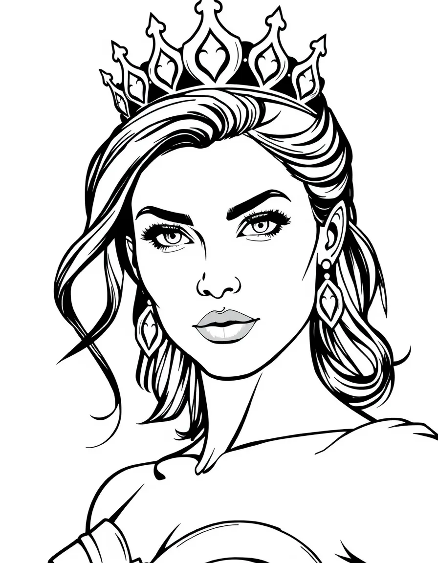 Gal Gadot with a crown