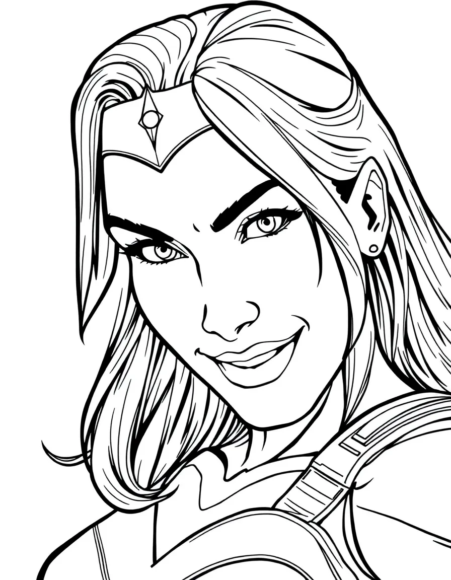 Gal Gadot with a determined smile