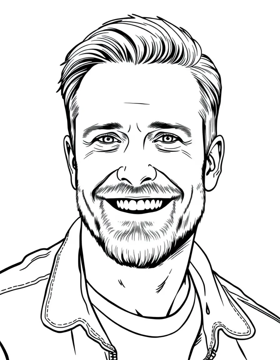 Chris Evans with a kind smile