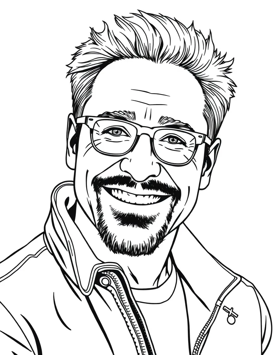 Robert Downey Jr. smiling