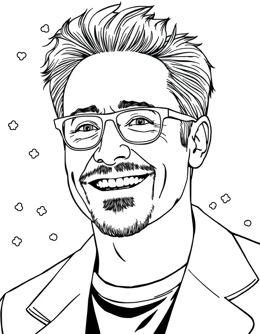 Robert Downey Jr. happy