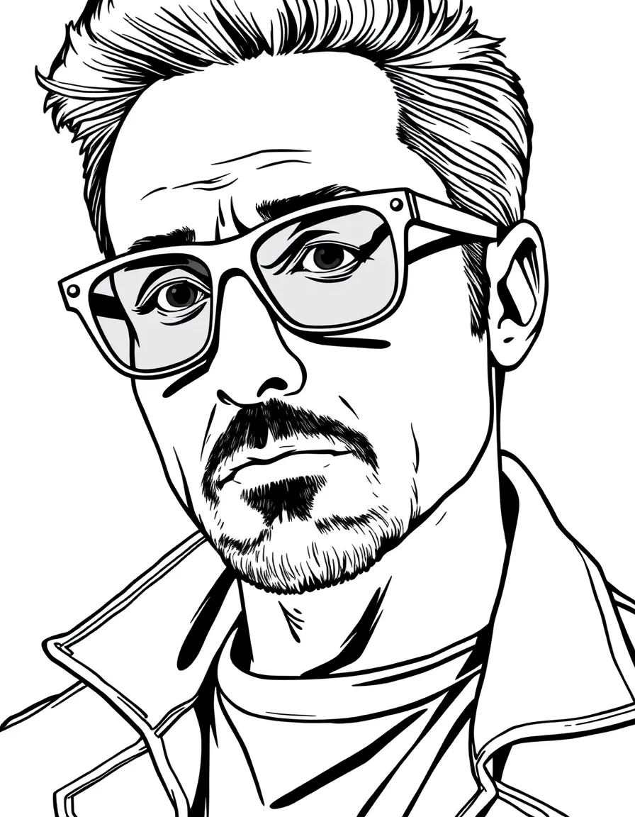 Robert Downey Jr. wearing cool glasses