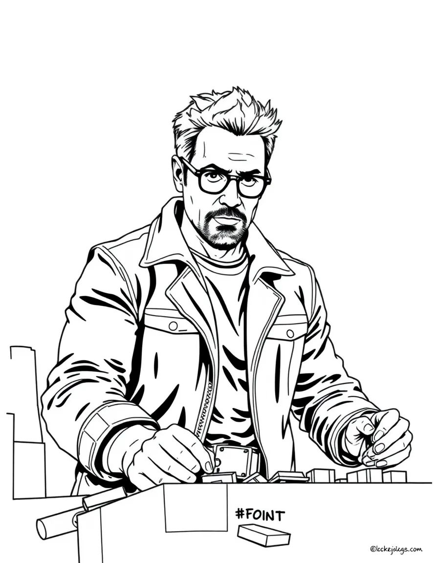 Robert Downey Jr. building something