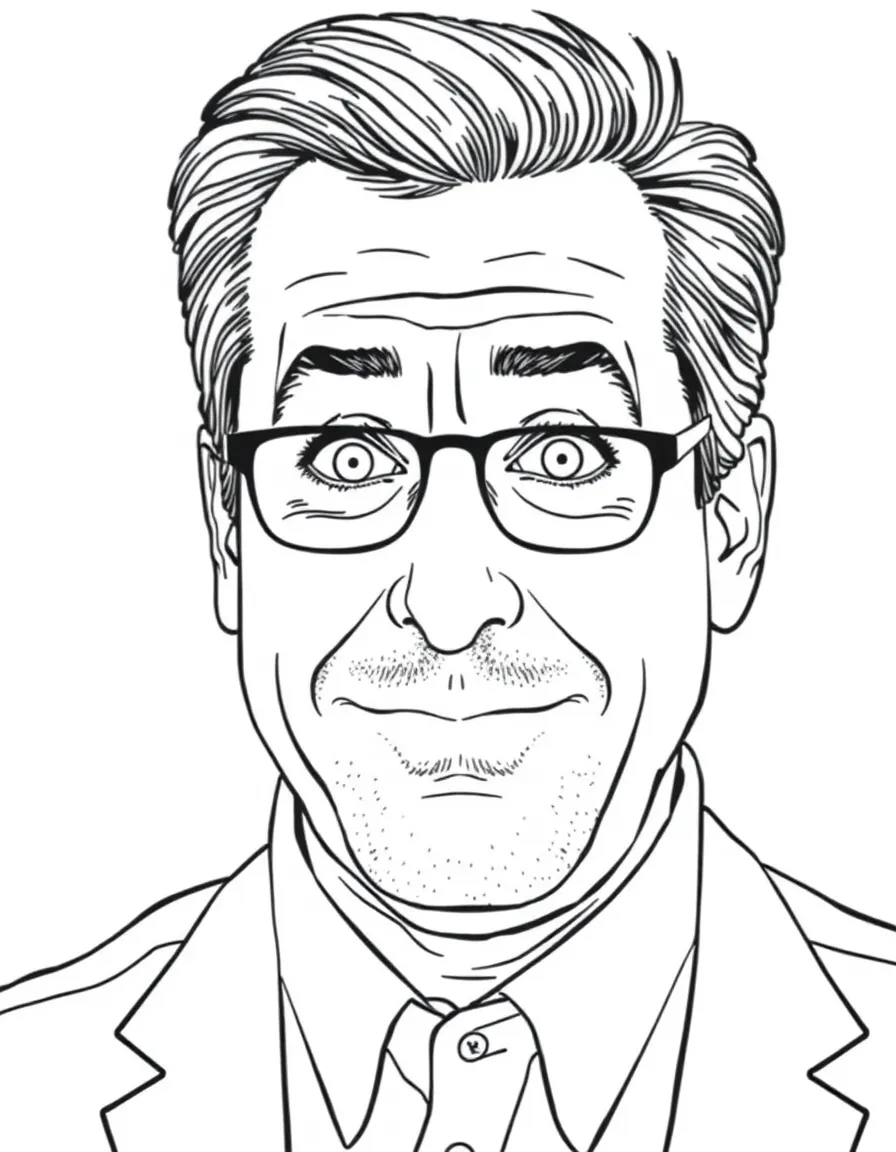 Steve Carell with a silly expression