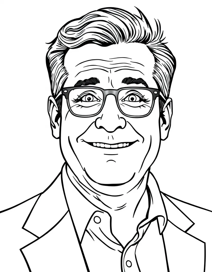 Steve Carell with a playful smirk