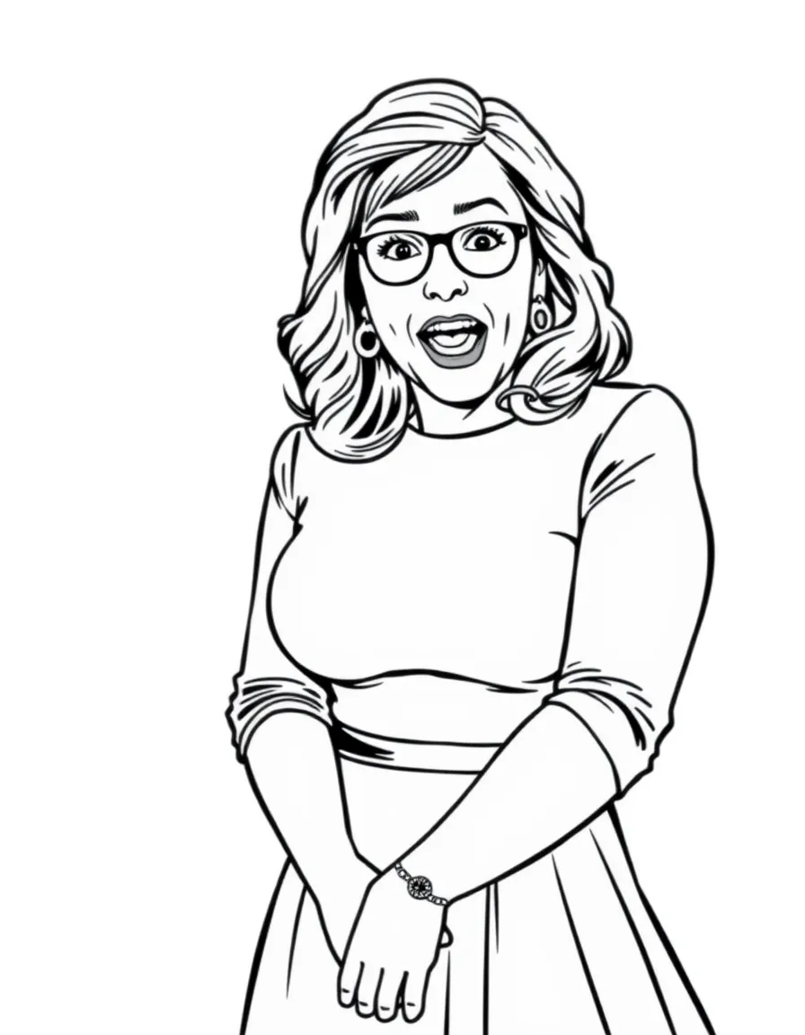 Tina Fey acting funny
