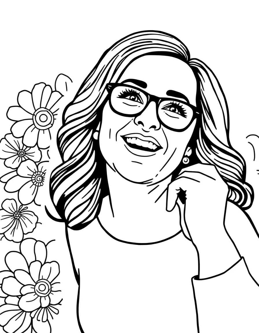 Tina Fey happy