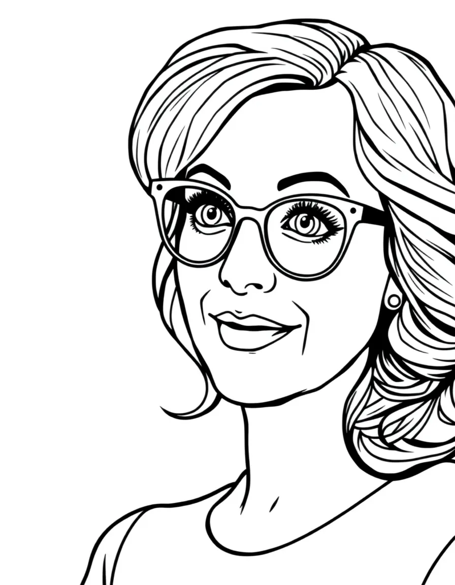 Tina Fey looking smart