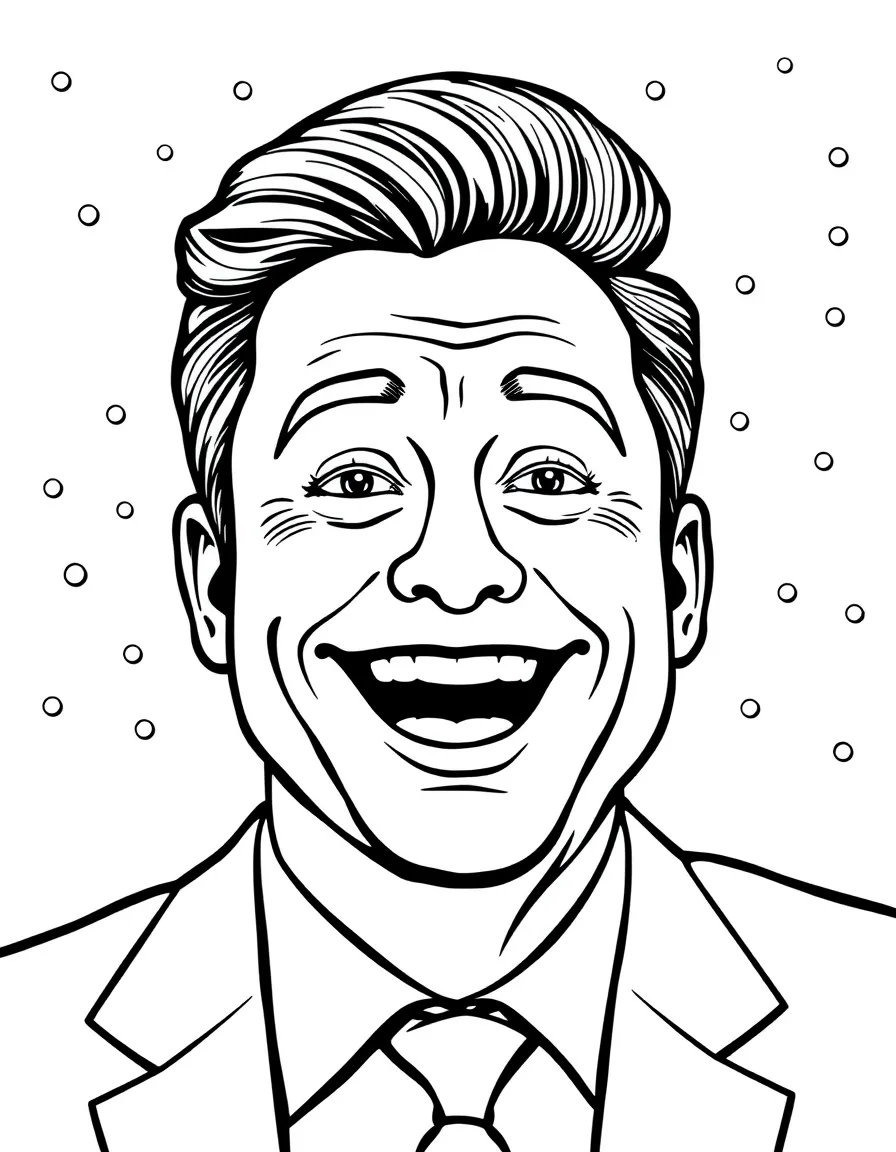 Jimmy Fallon with a joyful face