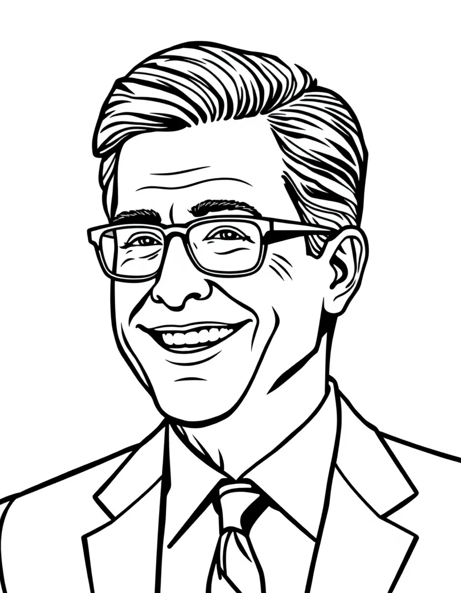 Stephen Colbert smiling