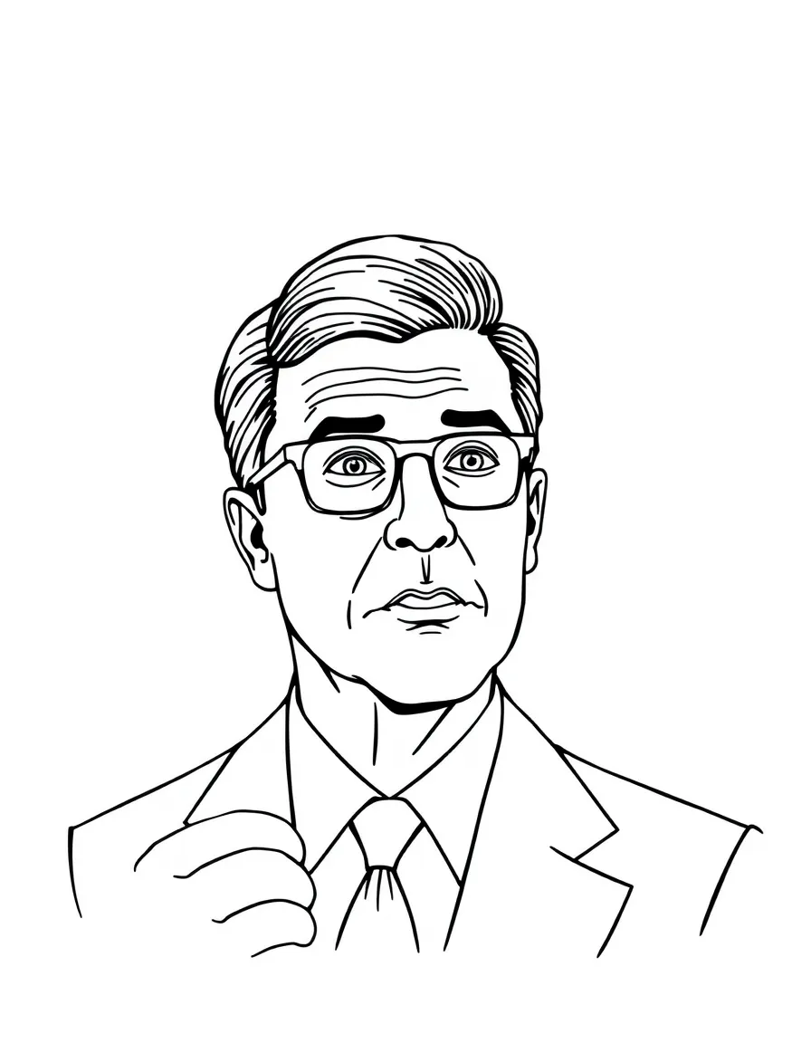 Stephen Colbert talking