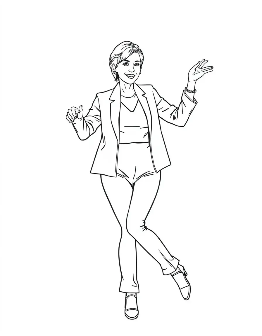 Ellen DeGeneres dancing