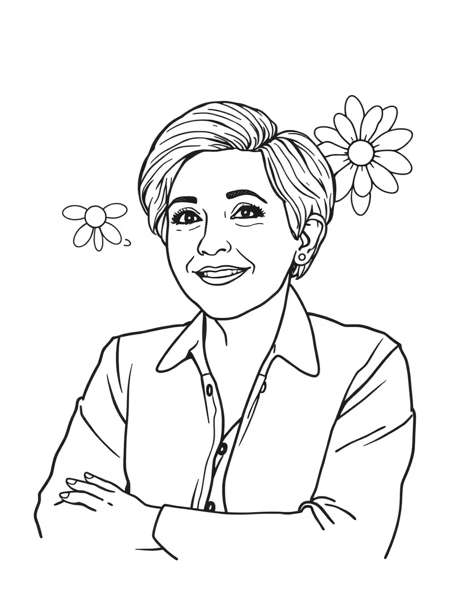 Ellen DeGeneres talking