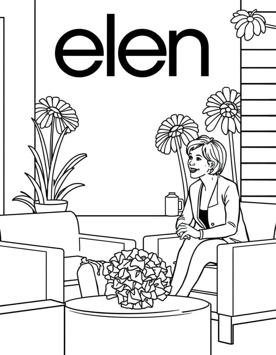 Ellen DeGeneres on her show