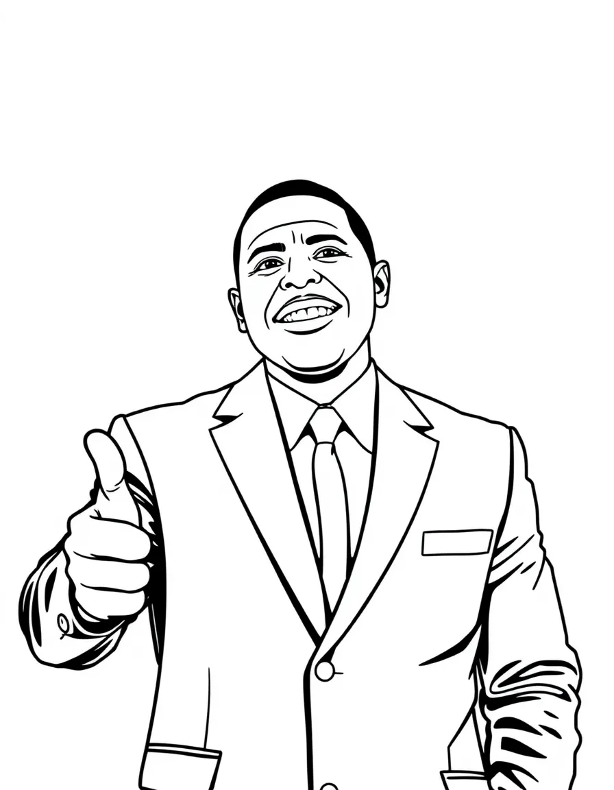Trevor Noah giving a thumbs up