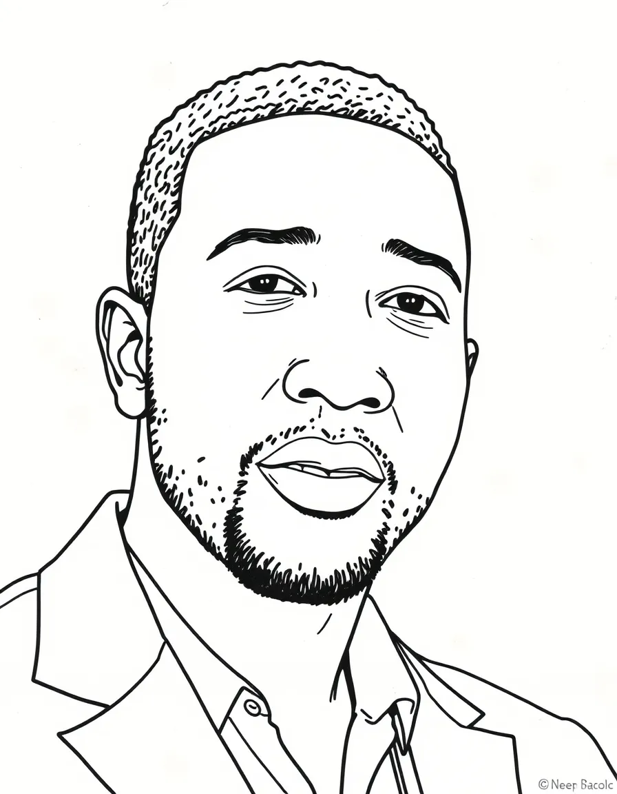 John Legend with a soulful expression