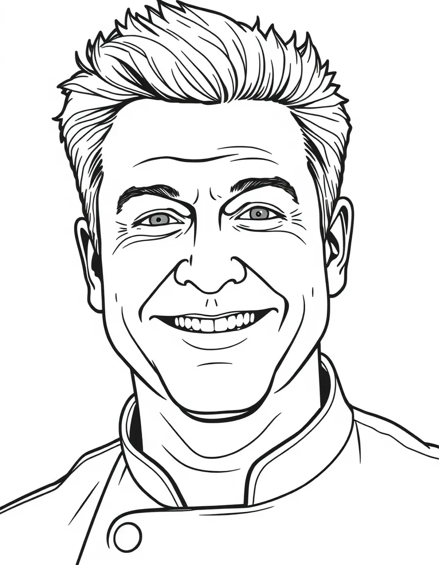 Gordon Ramsay smiling