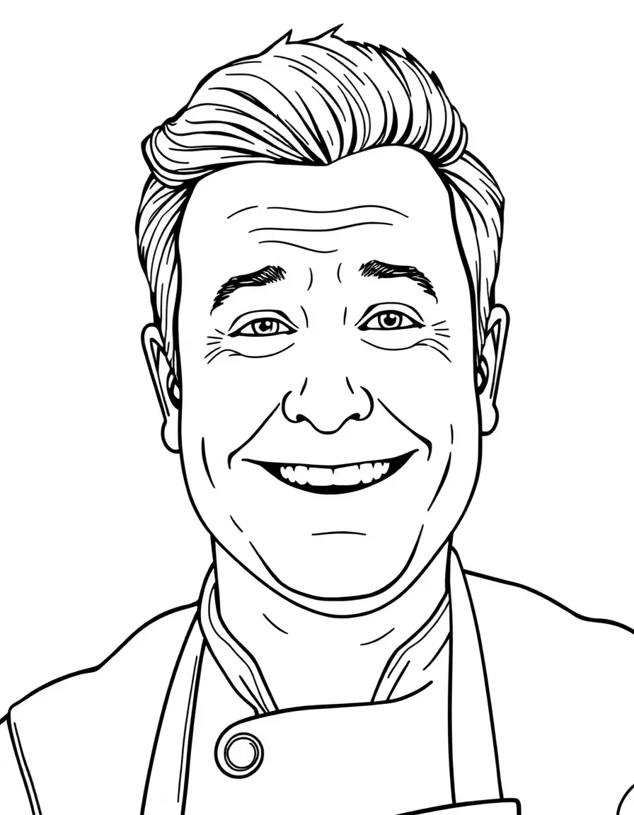 Jamie Oliver with a big, friendly smile