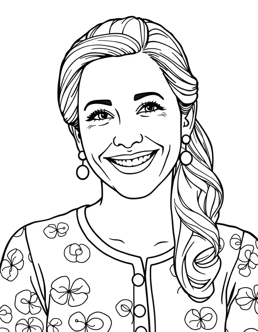 Joanna Gaines with a charming smile