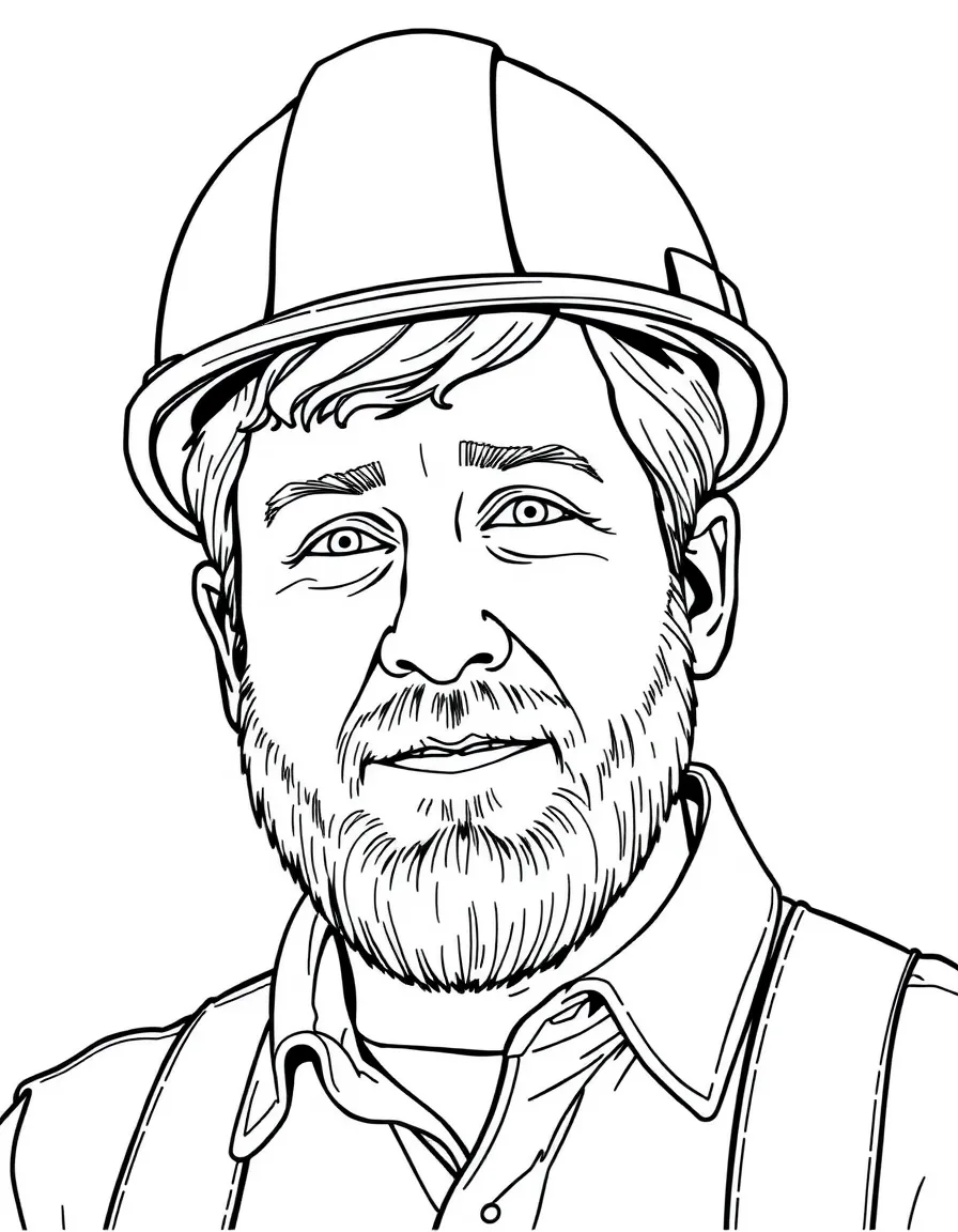 Chip Gaines wearing a hard hat