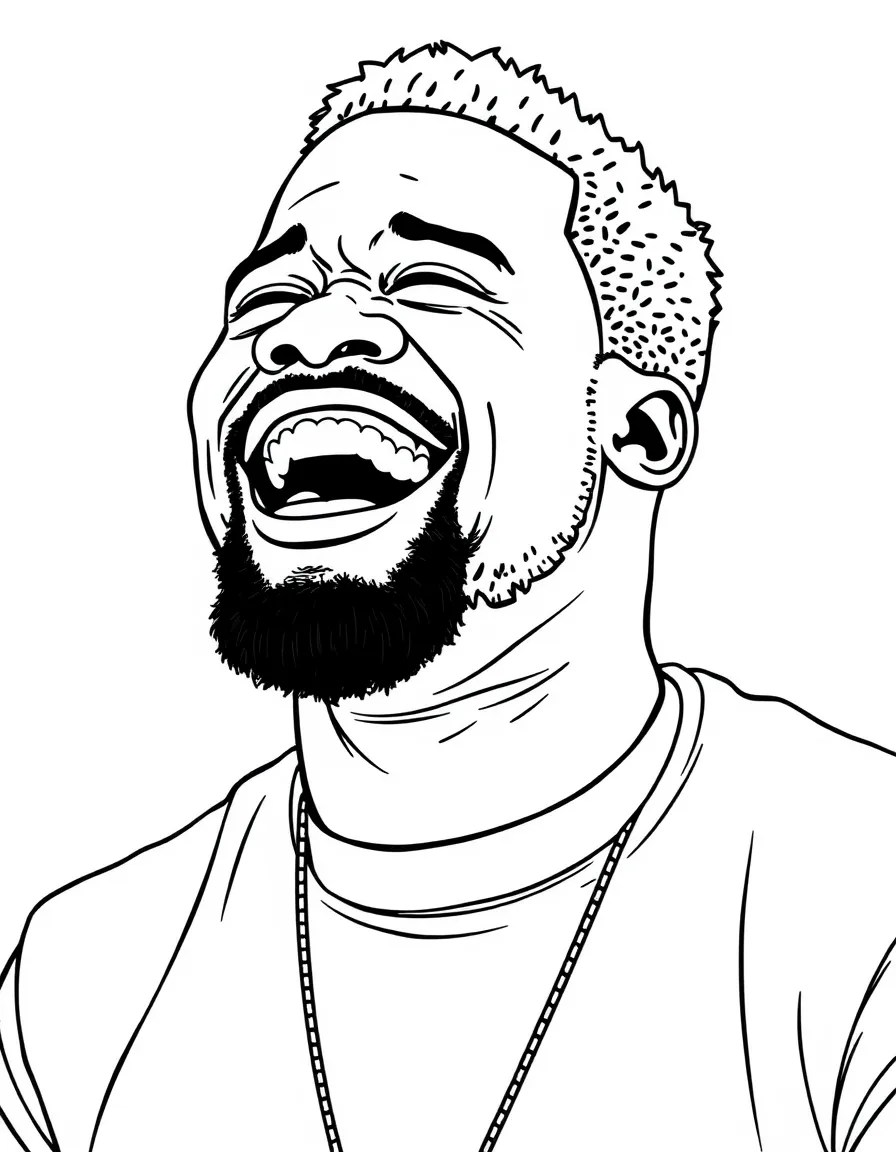Kevin Hart laughing