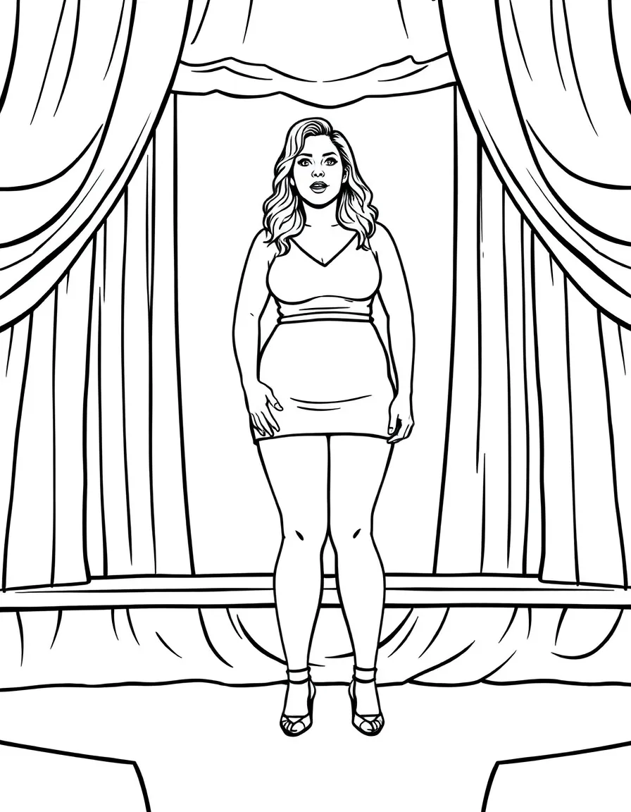 Amy Schumer standing on a stage