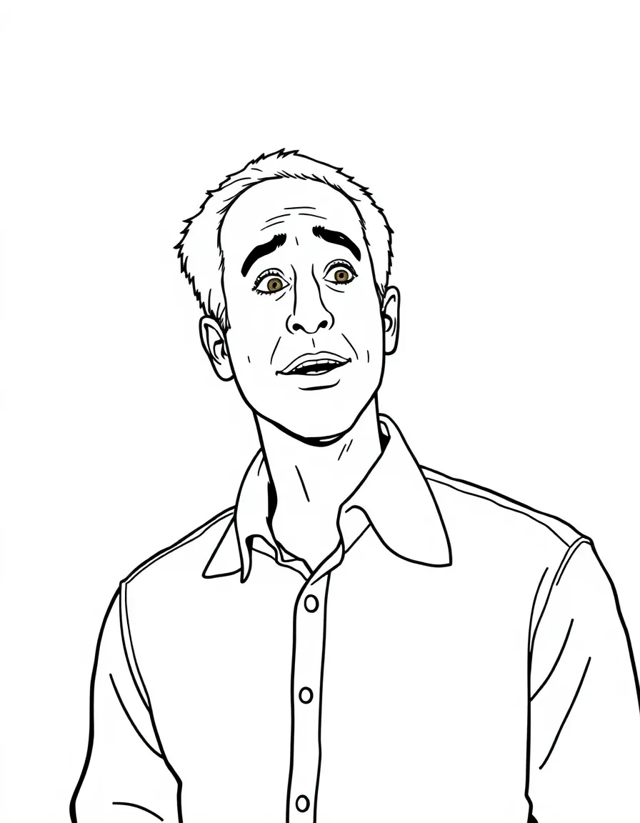 Jerry Seinfeld telling a joke