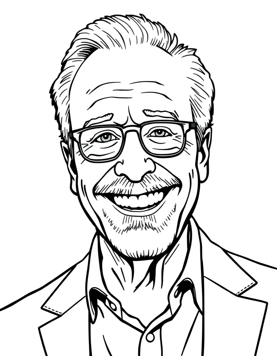 Larry David smiling