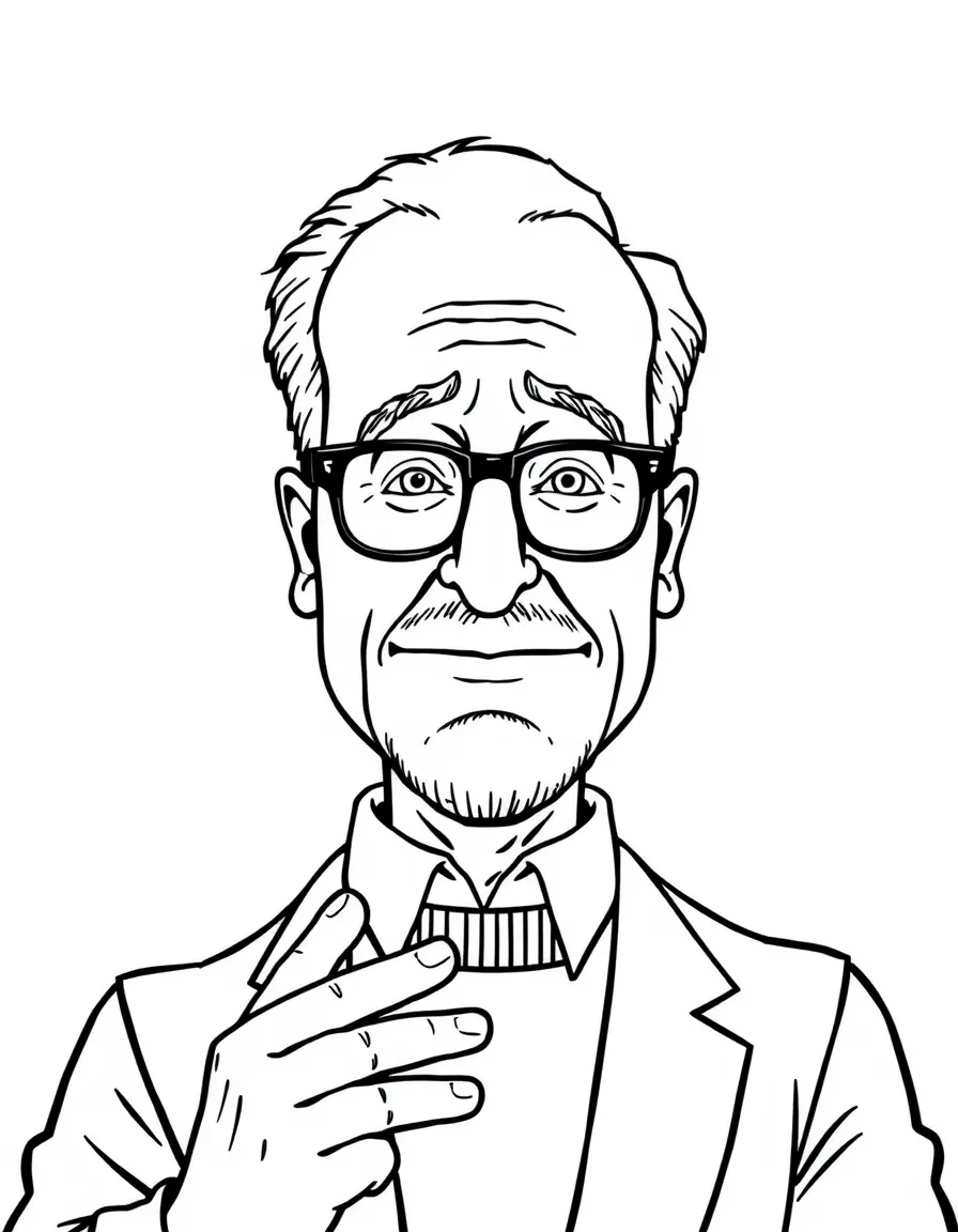 Larry David shrugging