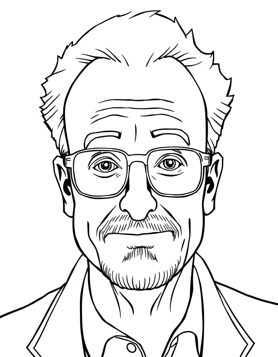 Larry David with glasses