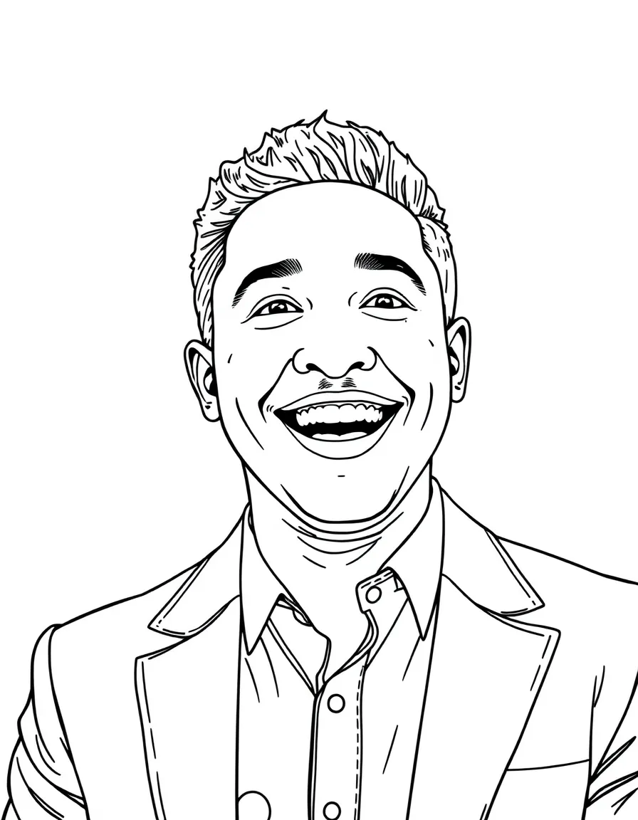 Lin-Manuel Miranda happy