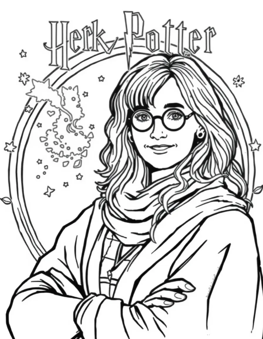 J.K. Rowling with a magical creature