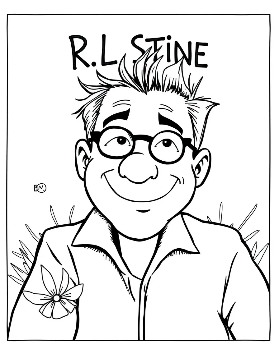 R.L. Stine smiling