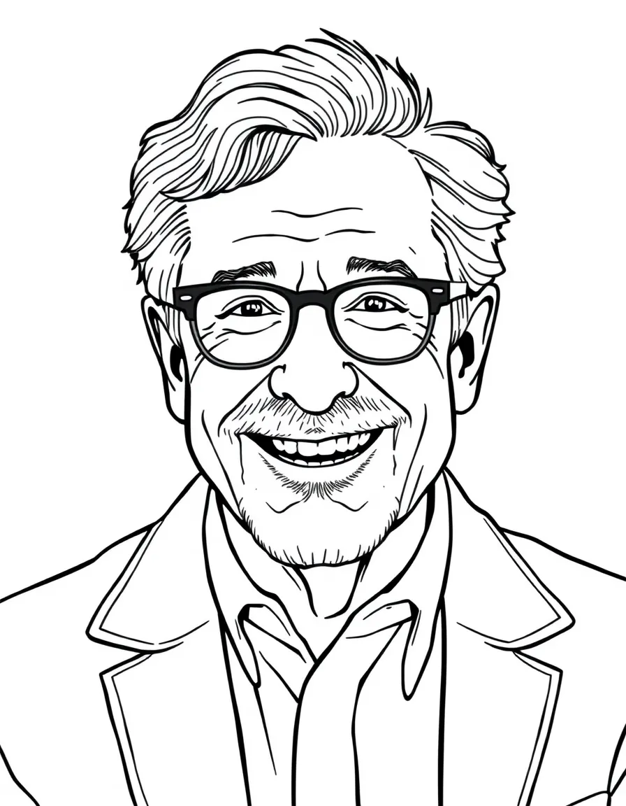 Steven Spielberg smiling