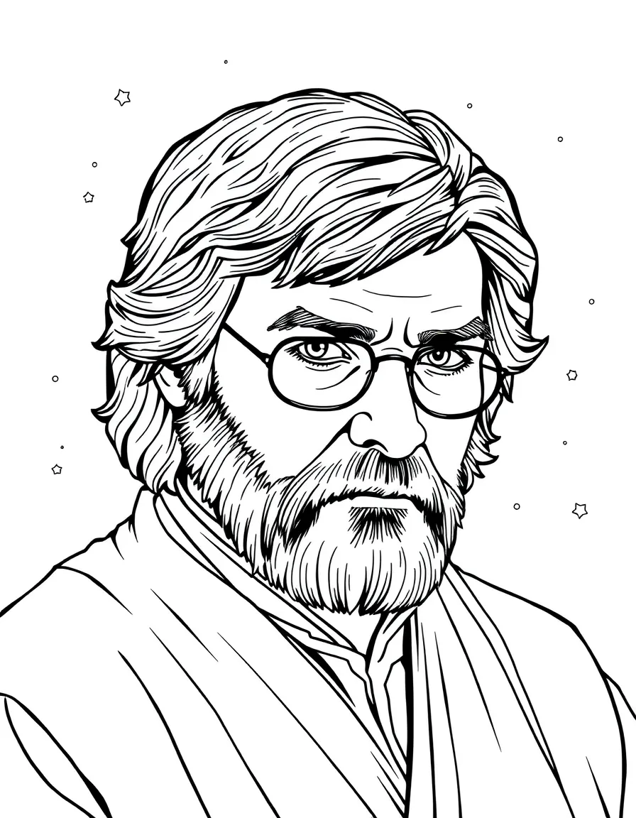 George Lucas with a galaxy far, far away