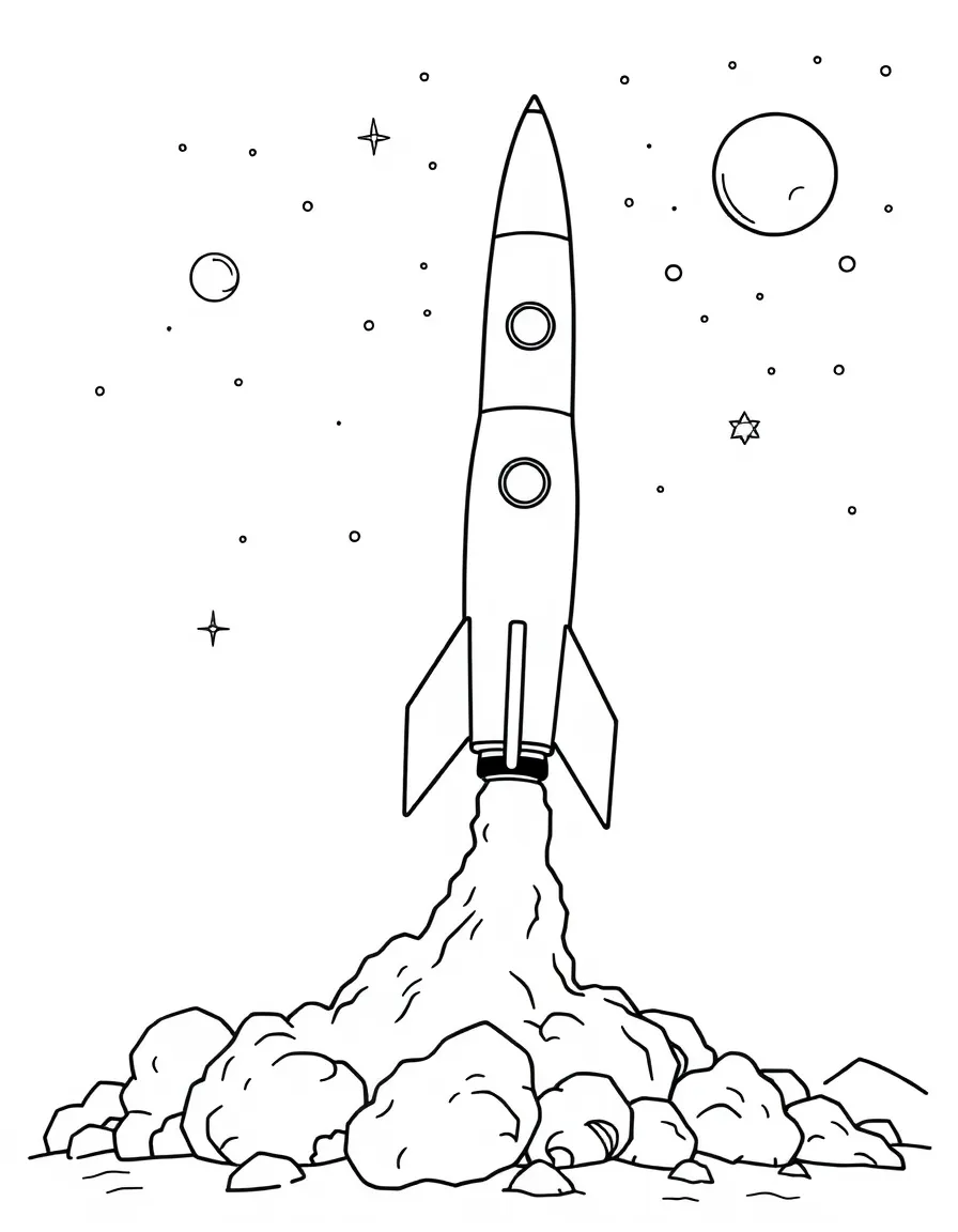 Elon Musk launching a mini rocket