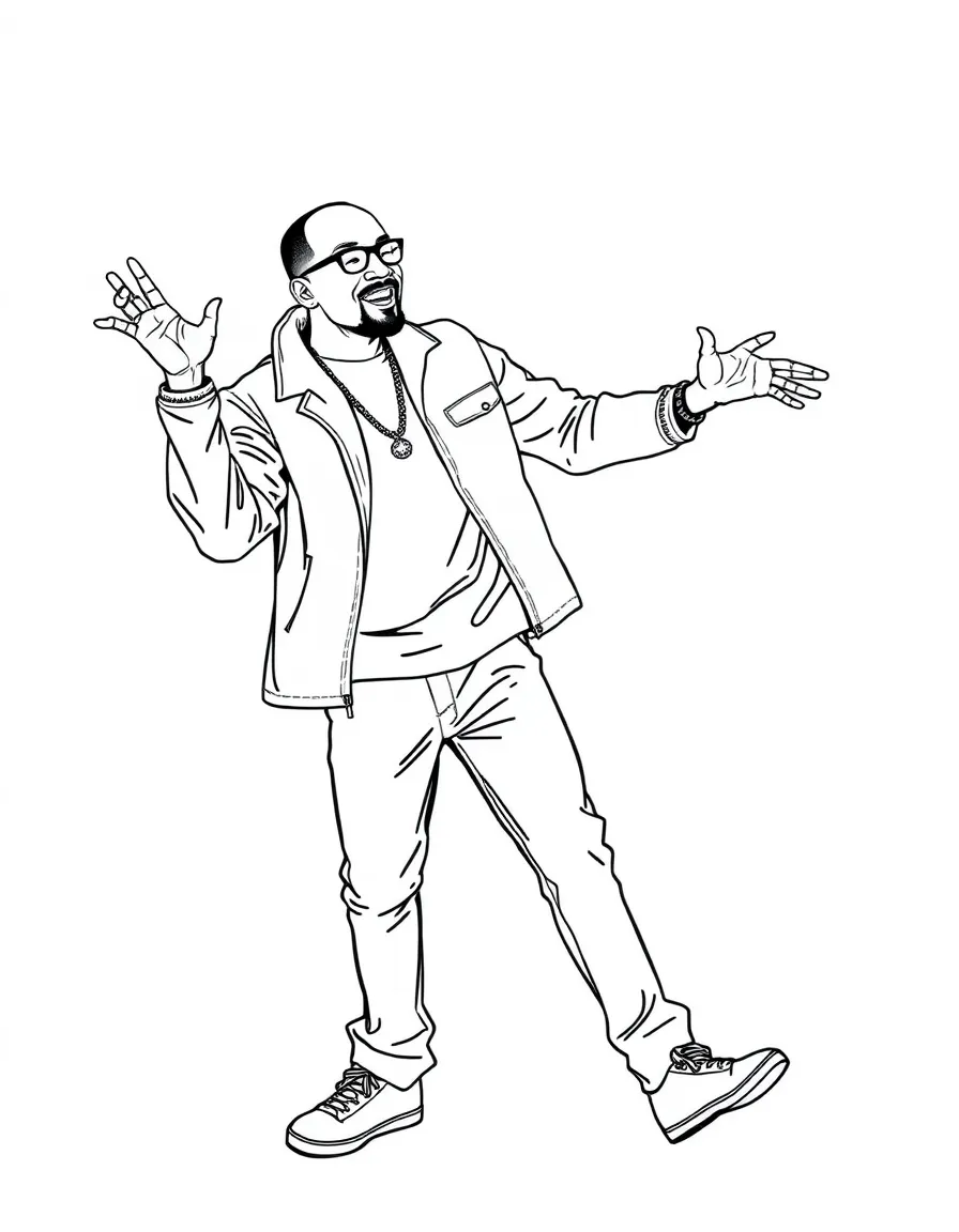 Will Smith dancing with a fresh beat