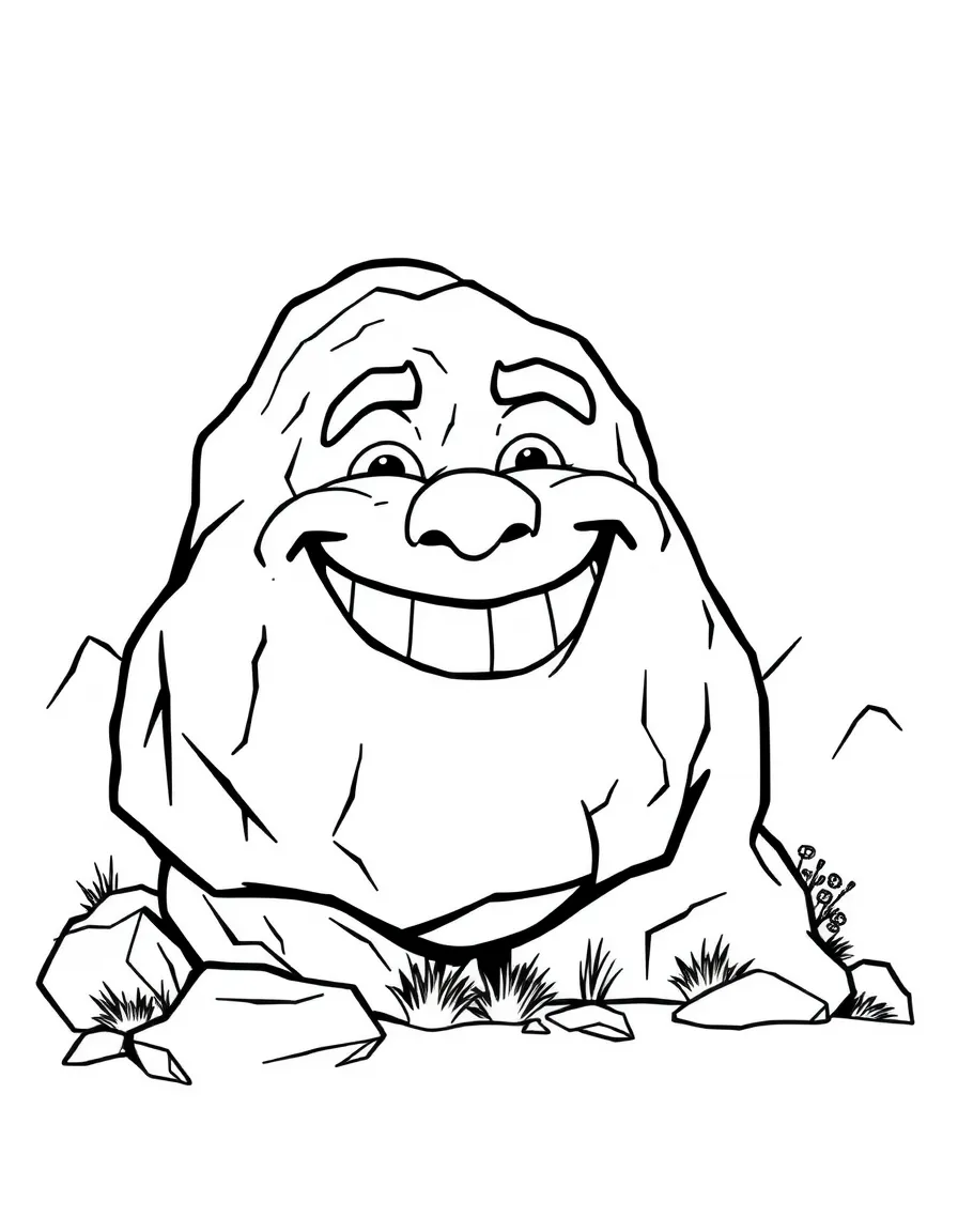 The Rock smiling broadly