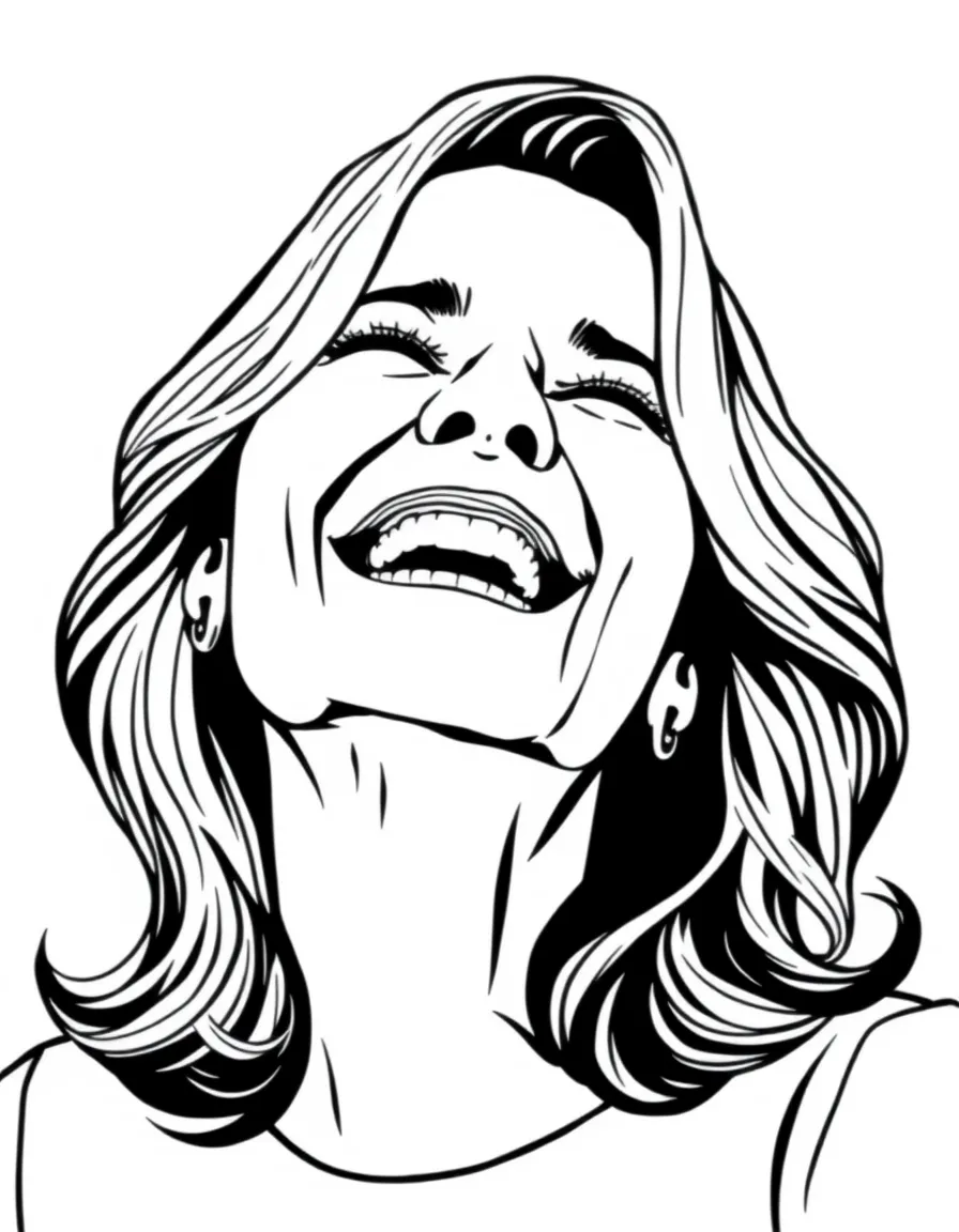 Julia Roberts laughing out loud