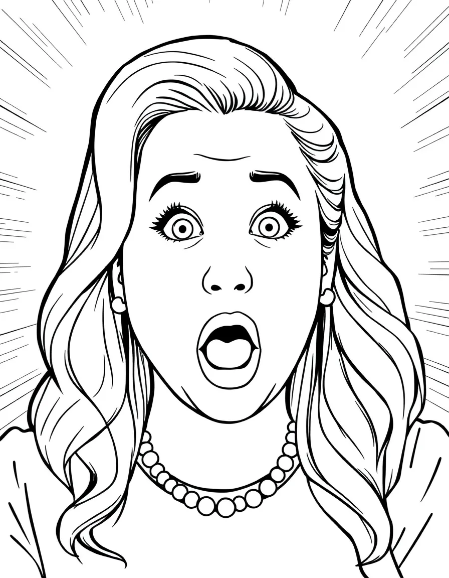 Amy Schumer making a surprised face