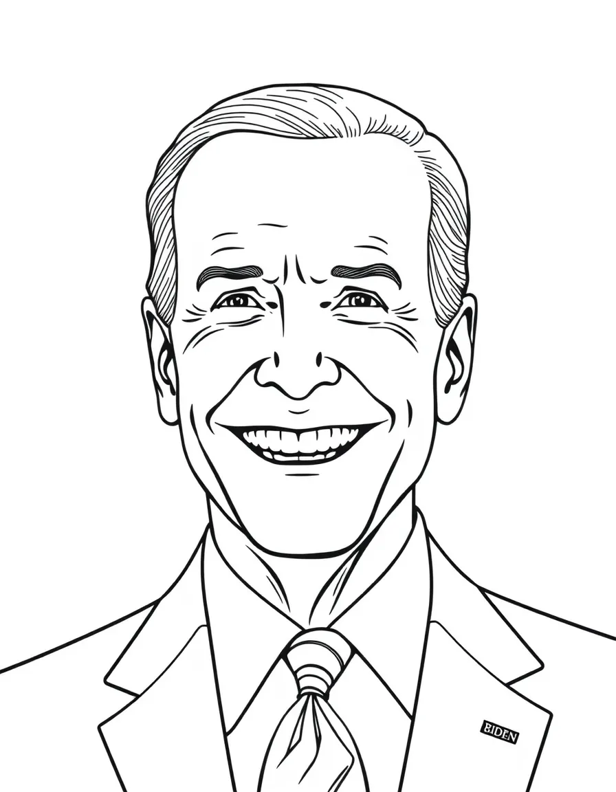 Joe Biden giving a warm smile