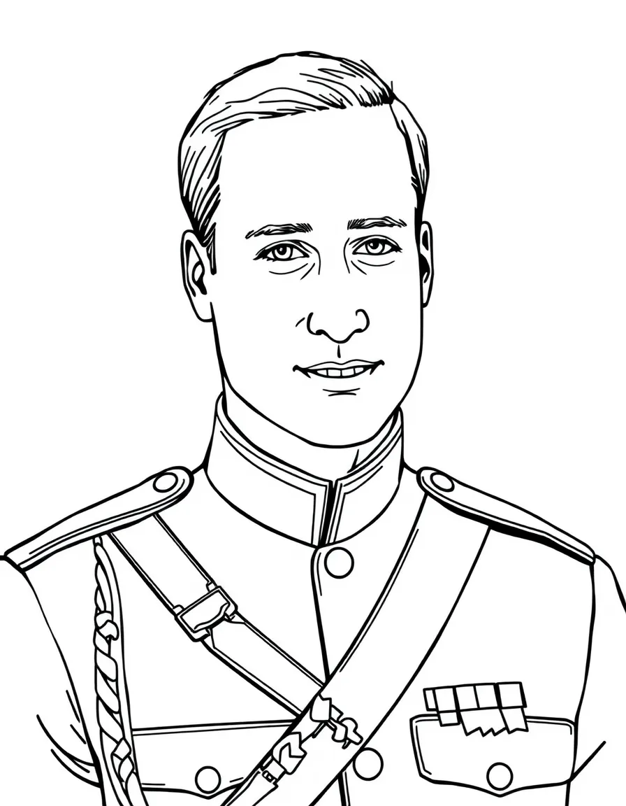 Prince William in a uniform