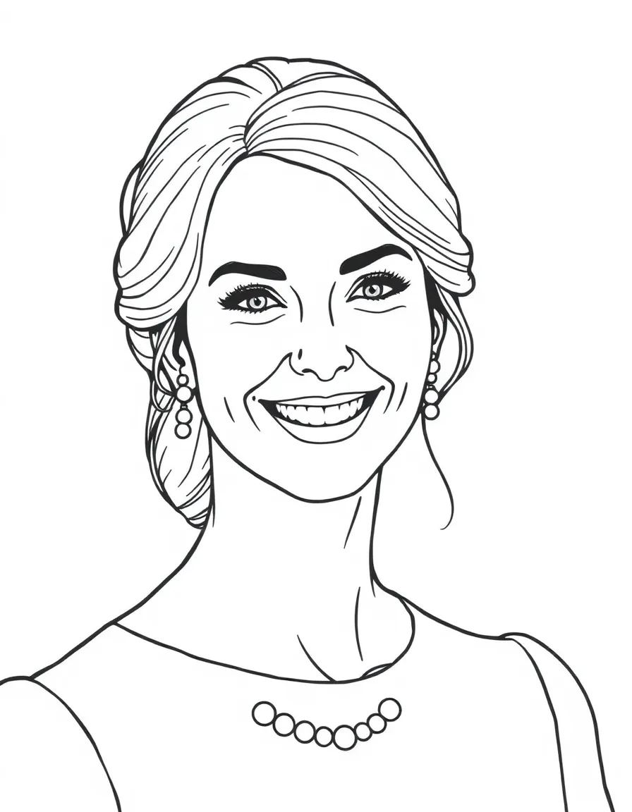 Kate Middleton smiling elegantly